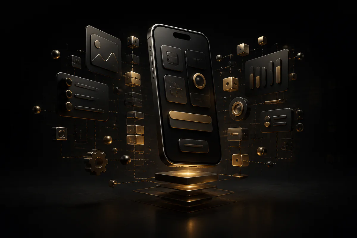 3D mobile application and connected digital interface system